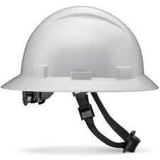 Full Brim Vented OSHA Construction Hard Hat, Work Approved Safety Helmet, Carbon