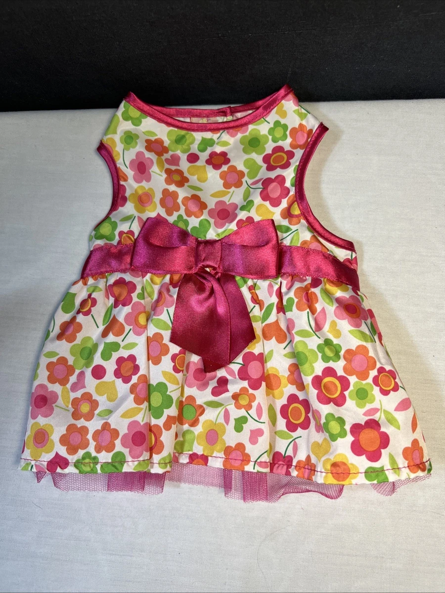 open lace back dress Pink Birthday Dog Dress