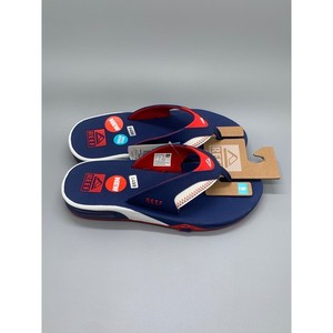 Reef Fanning Pregame Navy Red White Flip Flops CI9038 Men\'s Sz 9 Reef Fanning Pregame Navy Red White Flip | Mercari main image 4