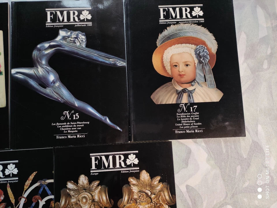 Lot de 5 revues  d’art FMR (Franco Maria Ricci) N° 13, 15, 17, 18, 19 . 1988/198 - Photo 3/4