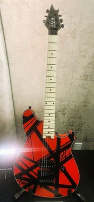 2026 USA EVH CUSTOM SHOP SPECIAL EDITION / WOLFGANG  RED AND BLACK STRIPES