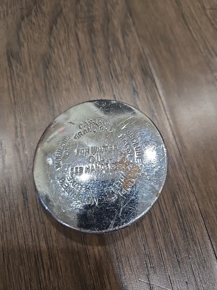 Original Castrol Oil Tank  Cap Vincent Velocette Norton BSA - Image 2 of 4