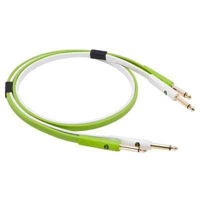NEO by Oyaide d+ 2x6,3 mm-Mono-Klinke Kabel Class B, 1,0m Länge - Kabel für DJs