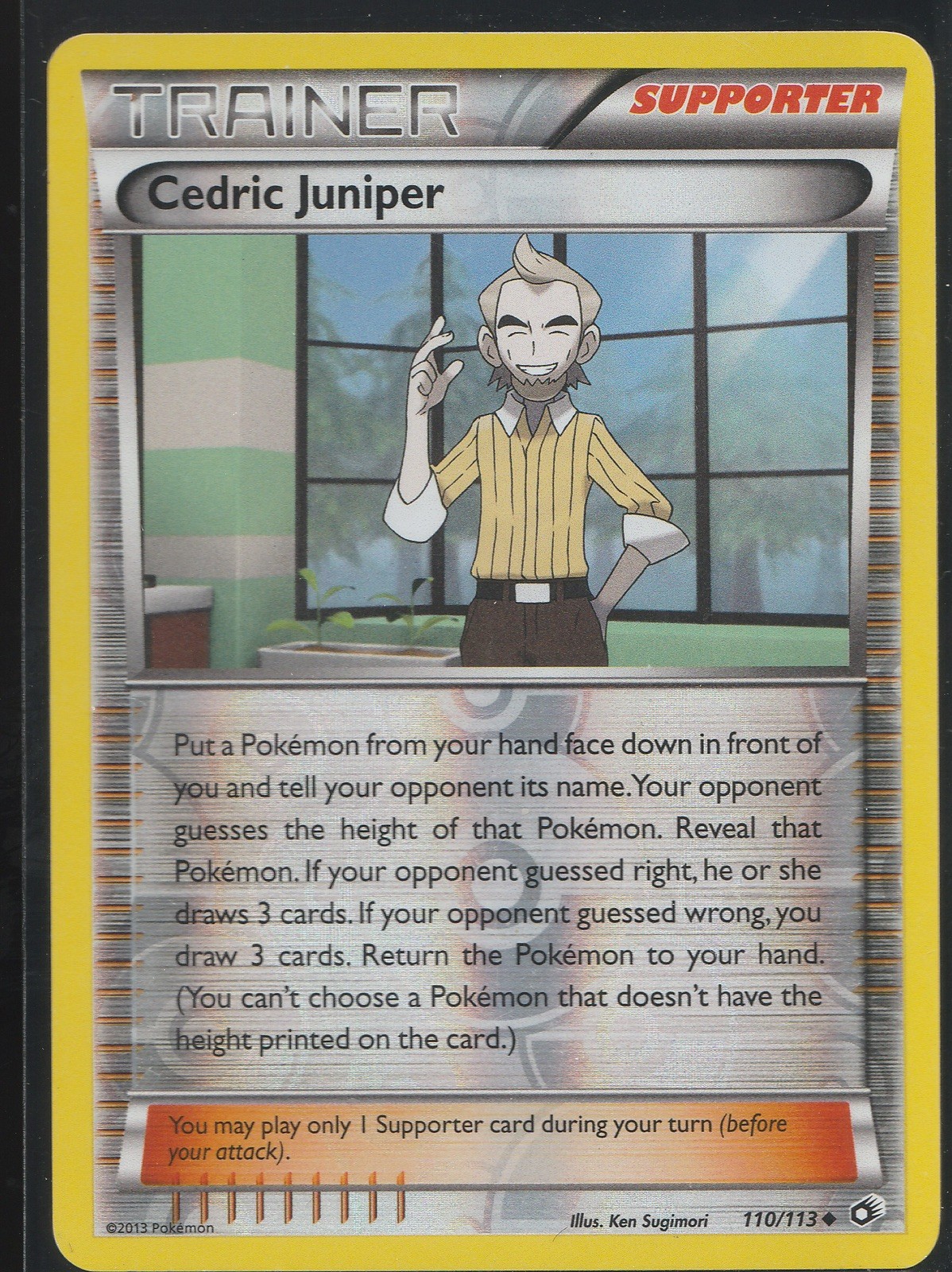 Cedric Juniper 110/113 Legendary Treasures Reverse Holo