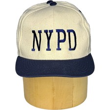 NEW YORK POLICE DEPARTMENT (NYPD) BASEBALL CAP - White / Navy