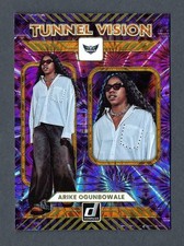 2025 PANINI DONRUSS WNBA ORANGE FIREWORKS TUNNEL VISION ARIKE OGUNBOWALE # 13/75