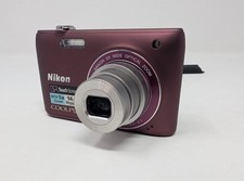 Nikon COOLPIX S4100 Digital Camera 14.0 MP 5x Optical Zoom Purple Built-in Flash