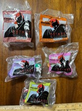 1993 Batman Animated Series McDonald's Happy Meal Toys Lot 5 Joker Catwoman