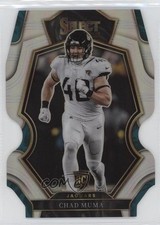 2022 Panini Select Premier Level Silver Prizm Die-Cut Chad Muma #146 0e50