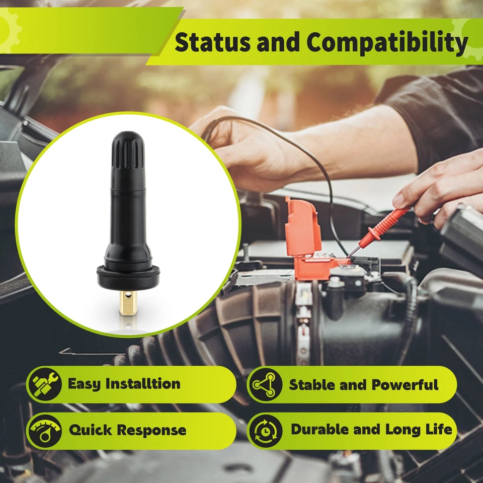 4pc TPMS Tire Pressure Sensor Valve Stem For Dodge Ram 1500 2500 3500 4000 4500 - Imagem 3 de 4