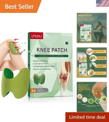 36Pcs Self-Heating Knee Patches with Wormwood Extract - Natural Comfort Therapy