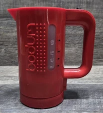 Bodum Electric Kettle Red 11451 Water Coffee Tea Noodles 0.5 L, 17 oz Model 1451