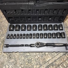 Grey Pneumatic 82229M 1/2" Drive 12 Point 29 Piece Metric Duo Socket Set New!