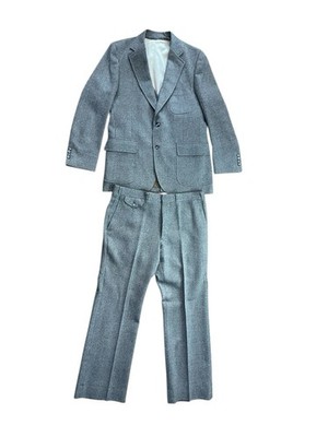 NOS Vintage 70s Jodhpurs Wool 3 Pc Equestrian Suit NWT Flaws 36W Pant 42 Jacket