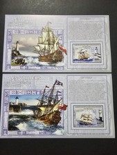 TIMBRE CONGO LES VOILIERS BATEAUX PHARES 6 BLOCS NEUF ** LUXE MNH