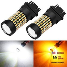 Super Bright White Amber Dual Color Switchback 3157 3155 3057 3457 4157 Led