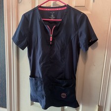 Koi Lite Slim Fit Scrub Top Navy Blue 317 SZ S