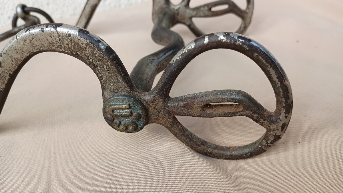 新年SALE【超希少】90s A.P.C. horse lether フランス製 Antique 1874 Shoemaker U.S. Cavalry Curb Horse Bit | eBay
