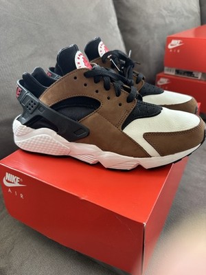 Nike Air Huarache LE Shoes Black Bison White DH8143-001 Men's Size 10 NEW