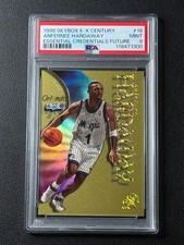 POP1 ANFERNEE HARDAWAY PSA 9 1998 SKYBOX E-X 18 ESSENTIAL CREDENTIALS FUTURE /73