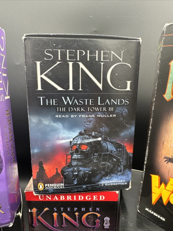 Stephen King Dark Tower COMPLETE Books On Cassette Tape 1-7 Gunslinger Wasteland - Imagem 4 de 4