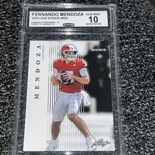 2025 Leaf ROOKIE Fernando Mendoza #R09 GEM MINT 10 CCG GRADED