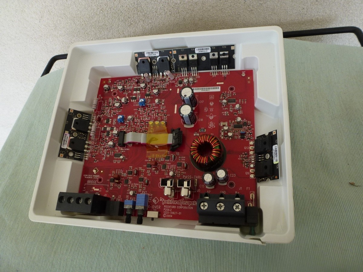 Rockford Fosgate Punch P200-2 200W 2 Channel Amplifier for sale