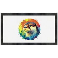 'Colourful Otter' Pet Feeding Mat (PM00023924)