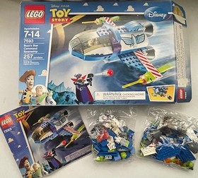 LEGO Toy Story "BUZZ's STAR COMMAND SPACESHIP" - #7593 - Open Box - FREE SHIP!!