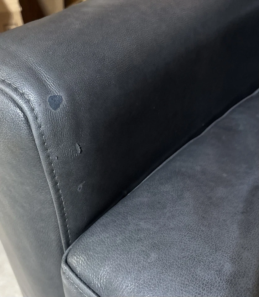 Klaussner Leather Couch - Image 3 of 3