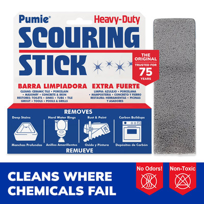 Pumie Heavy Duty Pumice Scouring Stick Cellulose Scouring pad