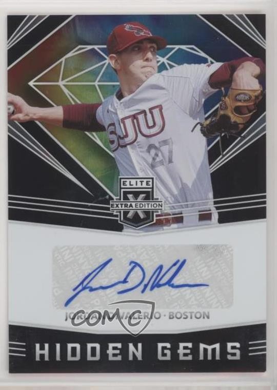 2020 Panini Elite Extra Edition Hidden Gems Black Jordan DiValerio Auto 6h5