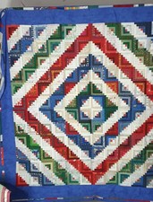 Quilttop, UVO, Patchwork, handmade, LogCabin, 2,10x2,10, Handarbeit