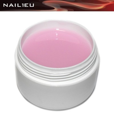UV FIBERGLASGEL 1-Phasen-Gel Baseline FIBRE Rosa 30ml/ Allround-Gel Aufbau-Gel