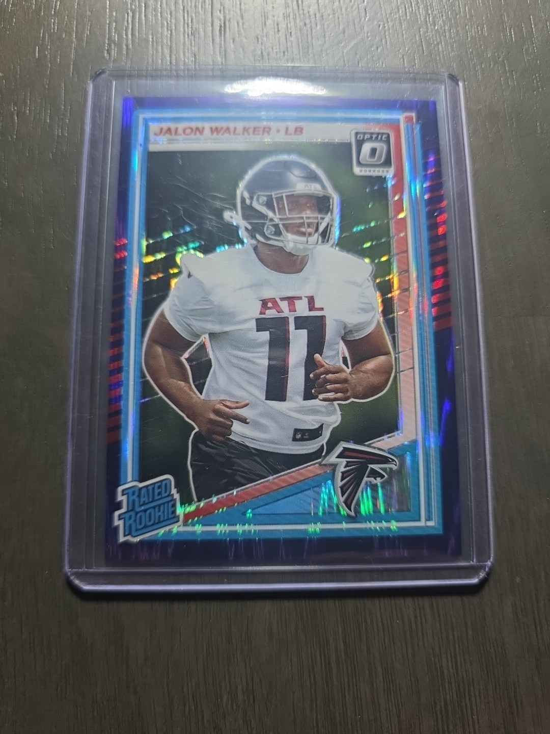2025 Donruss Optic Jalon Walker Rated Rookie Purple Shock Prizm