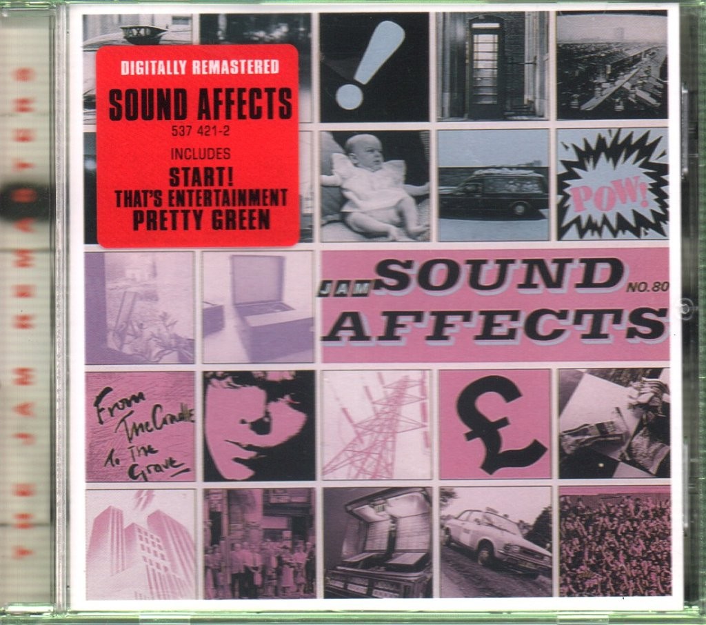 Jam Sound Affects CD Europe Polydor 1997 remastered CD with info sticker on case