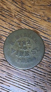 early Philadelphia. Pa. merchants hard times token circa 1838