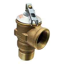 Cash Acme F-30 20166-0030 3/4" 30 PSI Boiler Pressure Relief Valve Brass
