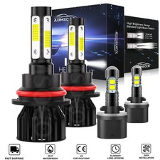 For Chevy Cavalier 2000-2005 6000k Led Headlight Fog Light Bulbs Combo Kit