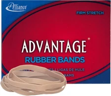 Alliance Rubber 26649 Advantage Rubber Bands Size #64, 1/4 Lb Box Contains Appro
