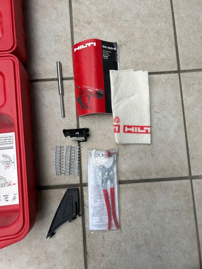ヒルティ　GX100 Hilti GX 100-E Gas-Actuated Fastening Tool USED Pre-owned with