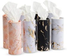8-Pack Car Tissues Cylinder Boxes - Round Travel for Car Cup Holder 50 Tissu...