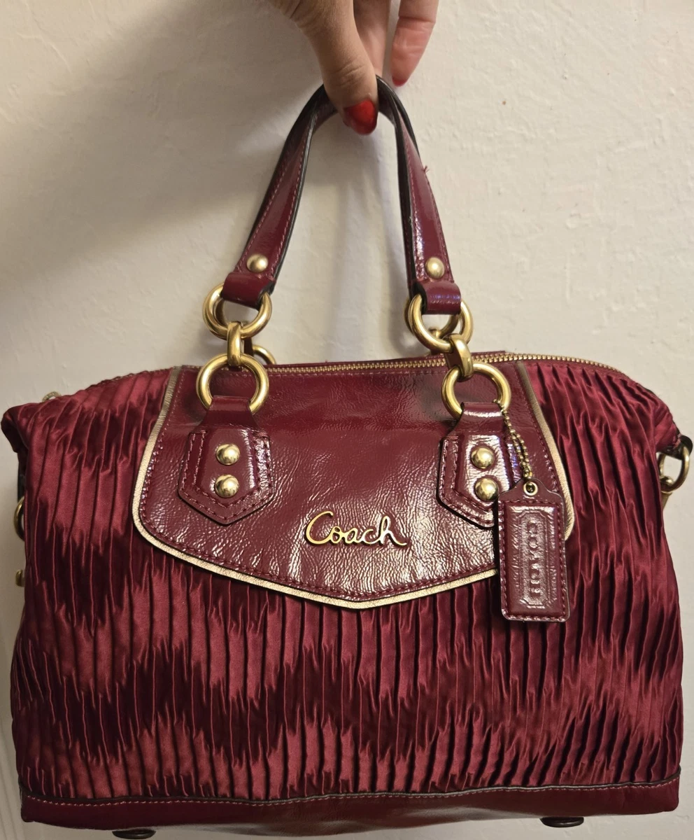 Coach Ashley Satchel/Top Handle Bag Red Bags & Handbags for Women