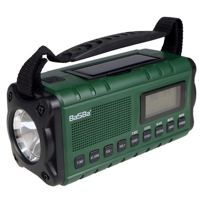 Multifunktions Notfallradio DAB+ FM 20000mAh Solar Handkurbel Powerbank BaSBa