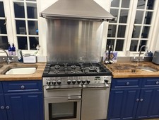 Rangemaster KCH100DFFSS/C Kitchener 100cm Dual Fuel Range Cooker 5 Burners