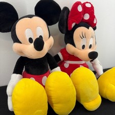 Disney Parks Mickey Minnie Mouse 17in Plush Stuffed Animal Set Classic