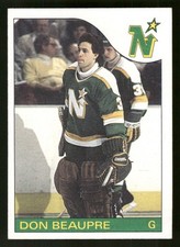 1985-86 Topps Hockey Card #142 Don Beaupre
