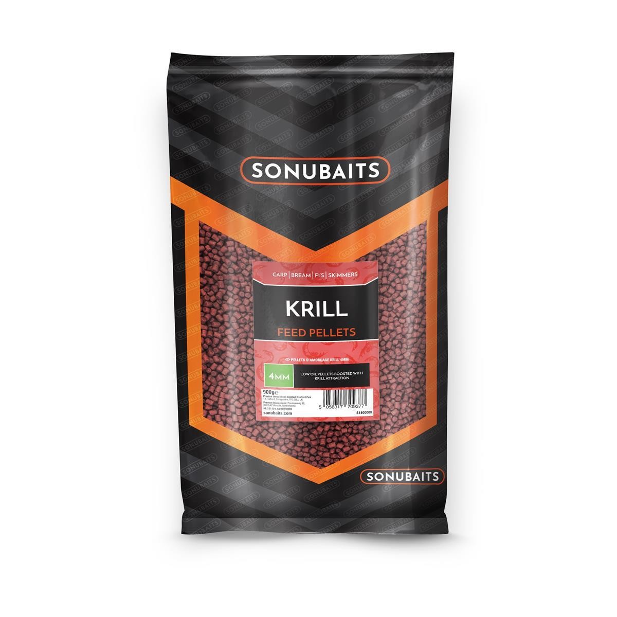 Sonubaits Krill Feed Pellet 900g Karpfen Brassen Pellets Alle Größen 2 4 6mm