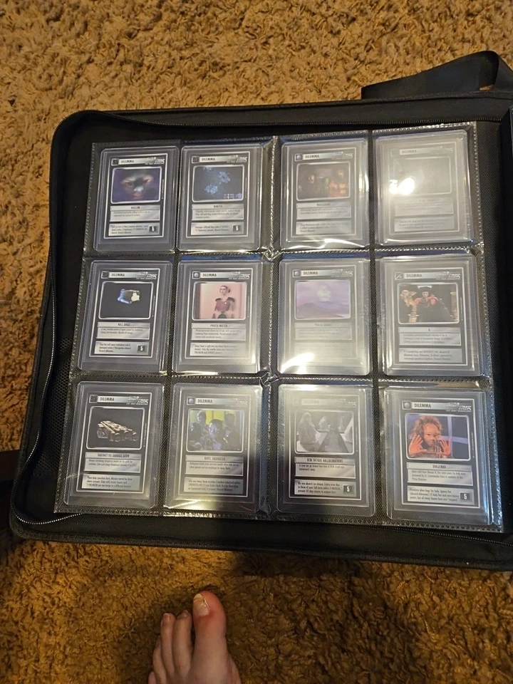 STAR TREK CCG 1E PREMIERE EDITION 363+ CARDS  COMPLETE LIMITED BLACK BORDER SET - Image 4 of 4