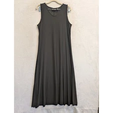 Attitudes by Renée Black Midi Dress Sleeveless MP Excellent Condition